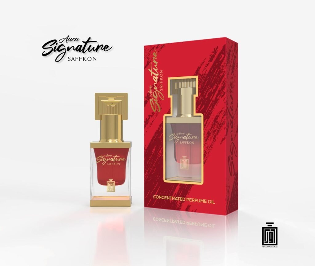 عطر أورا سيجنتشر زعفران (Aura Signature Saffron) المركز.